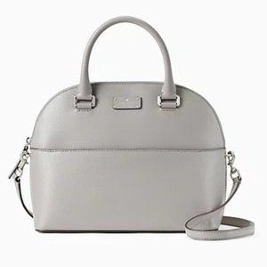 Kate Spade Grove Street Carli Crossbody Soft Taupe Satchel Purse